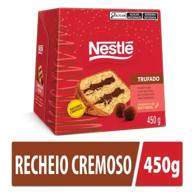 Panettone Nestl&eacute; Trufado Chocolate Meio Amargo 450g