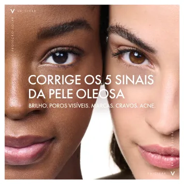 Protetor Solar Facial Vichy Capital Soleil UV-Clear Antioleosidade Aqua Fluido FPS 60 Sem Cor 40g