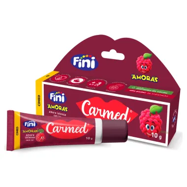 Hidratante Labial Carmed Fini Amoras Amora Intensa com Cor 10g