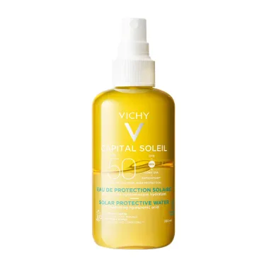 Capital Soleil Vichy Água Solar Protetora Hidratante FPS 50 Spray 200ml