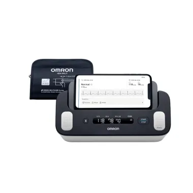 Monitor de Press&atilde;o Arterial Omron Progress Autom&aacute;tico Bra&ccedil;o com ECG HEM-7530T13 1 Unidade