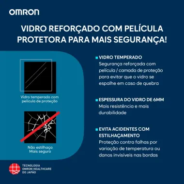 Balan&ccedil;a Digital Omron Bioimped&acirc;ncia Connect com Bluetooth HBF-222T Capacidade 150kg