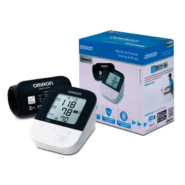 Monitor de Press&atilde;o Arterial Omron Progress Autom&aacute;tico Bra&ccedil;o HEM-7156T com 1 Unidade