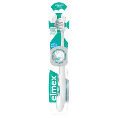Escova de Dente Elmex Sensitive Profissional Ultra Macia Suave com 1 Unidade