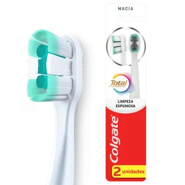 Escova Dental Colgate Total Suave Macia Limpeza Espumosa