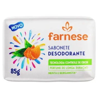 Sabonete Desodorante Farnese Menta e Bergamota 85g