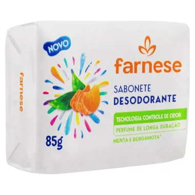Sabonete Desodorante Farnese Menta e Bergamota 85g
