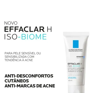 Hidratante Facial Effaclar H Iso-Biome La Roche-Posay 40ml