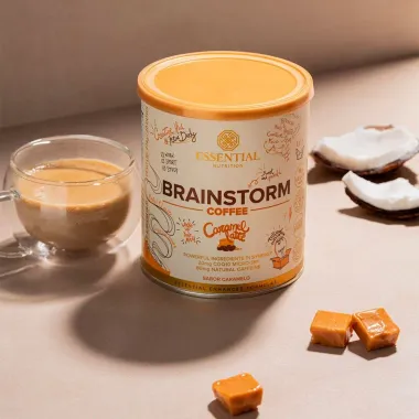 Brainstorm Coffee Caramel Latte Essential Nutrition Sabor Caramelo 274g