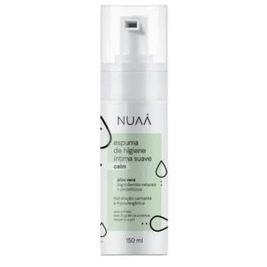 Espuma De Higiene Intima Suave Nuaa Calm Aloe Vera 150ml