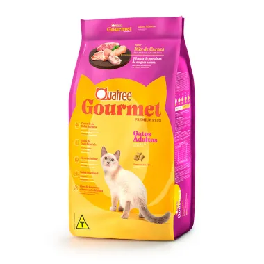 Ração Para Gatos Quatree Gourmet Adultos Mix de Carnes 10,1kg