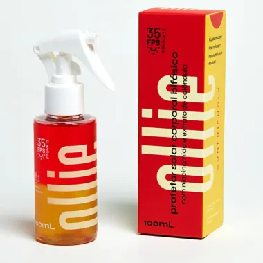 Protetor Solar Corporal Ollie FPS 35 Bif&aacute;sico Spray 100ml