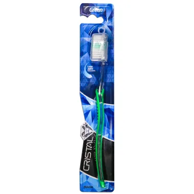 Escova Dental Green Macia Cristal Cabo Anti Deslizante com 1 Unidade