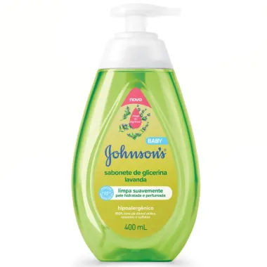 Sabonete de Glicerina Infantil Liquido Johnson's Baby Lavanda 400ml