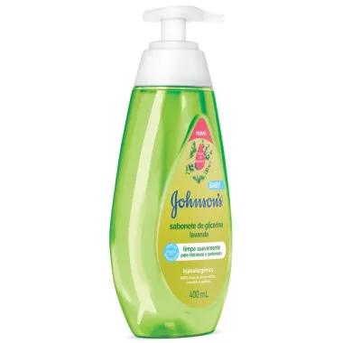 Sabonete de Glicerina Infantil Liquido Johnson's Baby Lavanda 400ml