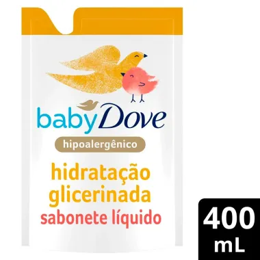 Sabonete Líquido Dove Baby da Cabeça aos pés Hidratação Glicerinada Refil 400ml