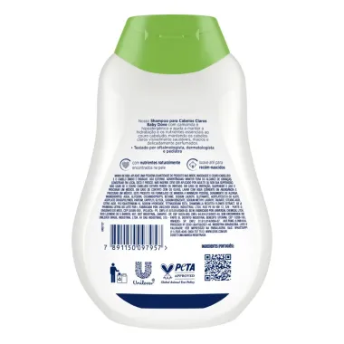 Shampoo Dove Baby Hidratação Glicerinada com Camomila 400ml