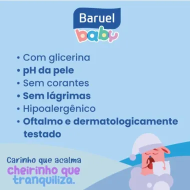 Shampoo Infantil Baruel Baby Sono Tranquilo Refil 210ml