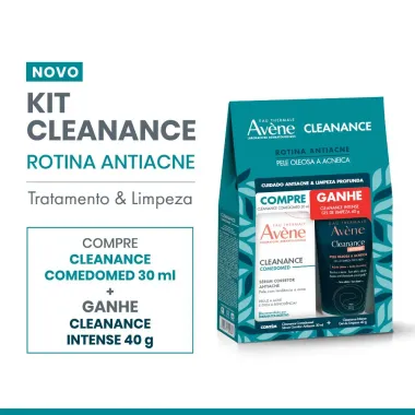 Avéne Cleanance Rotina Antiacne Sérum Corretor 30ml e Gel de Limpeza 40g