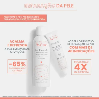 Kit Reparação da Pele Avène Eau Thermale Água Termal 150ml e Cicalfate+ Creme Reparador Protetor 20ml