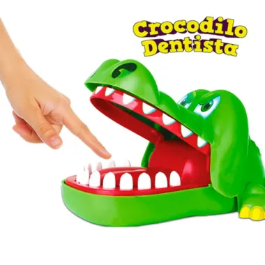 Brinquedo Crocodilo Dentista Polibrinq