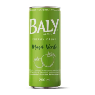 Energético Baly Maçã-Verde 250ml