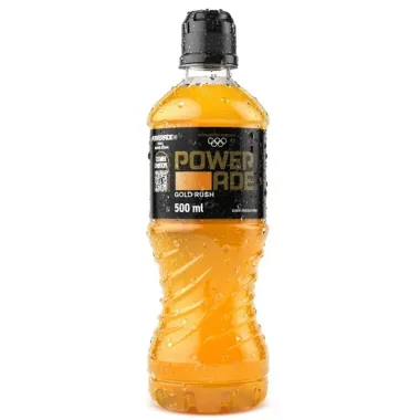 Isotônico Powerade Gold Rush Sabor Abacaxi e Kiwi 500ml