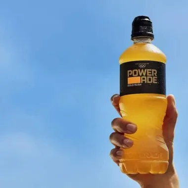 Isotônico Powerade Gold Rush Sabor Abacaxi e Kiwi 500ml