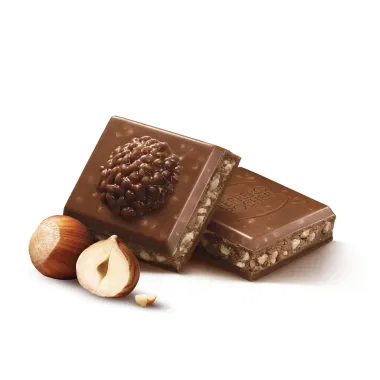 Chocolate Ferrero Rocher Tablete Chocolate Ao Leite com Avel&atilde; 90g