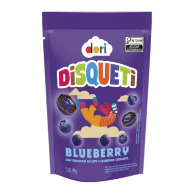 Confeito Disqueti Dori Blueberry 100g