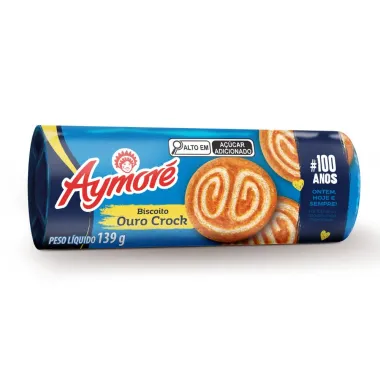 Biscoito Aymore Ouro Crock 139g