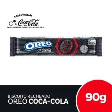 Biscoito Oreo Chocolate Recheado Coca Cola 90g