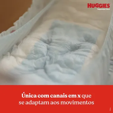 Fralda Huggies Supreme Care Tamanho XXXG 70 Unidades Descartáveis