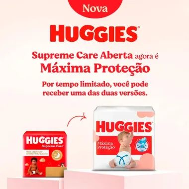 Fralda Huggies Máxima Proteção Tamanho XG 82 Unidades Descartáveis