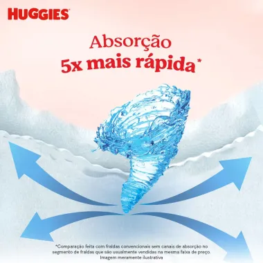 Fralda Huggies Supreme Care M&aacute;xima Prote&ccedil;&atilde;o Tamanho XXXG 42 Unidades Descart&aacute;veis