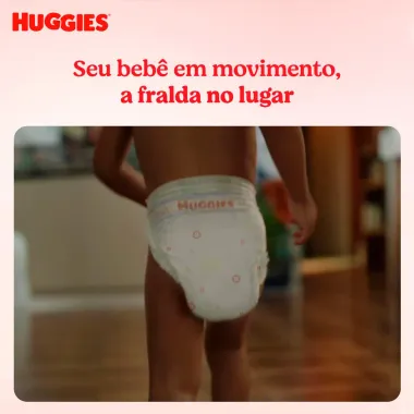 Fralda Huggies Supreme Care Tamanho M 104 Unidades Descartáveis