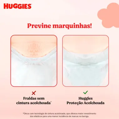 Fralda Huggies Supreme Care Pants Roupinha Prote&ccedil;&atilde;o Acolchoada Tamanho XXG 72 Unidades Descart&aacute;veis