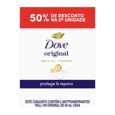 Desodorante Dove Roll On Original 2 Desodorantes de 50ml