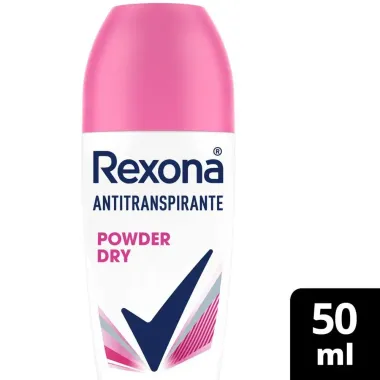 Desodorante Rexona Roll On Powder Dry 2 Unidades De 50ml