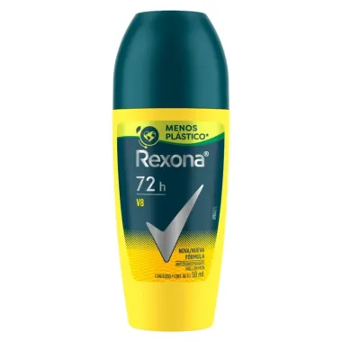 Desodorante Rexona Roll On V8 Masculino 2 Unidades De 50ml