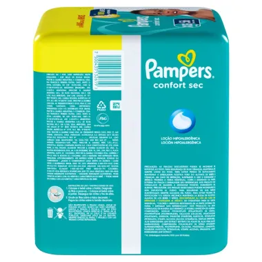 Fralda Infantil Pampers Confort Sec Tamanho XXG com 56 Fraldas