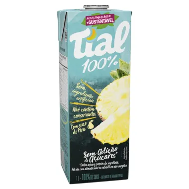 Suco Tial 100% Sabor Abacaxi e Pera 1 Litro