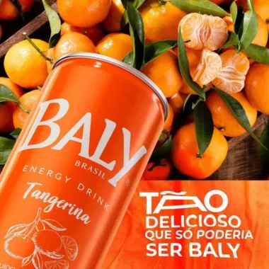 Energético Baly Energy Drink Sabor Tangerina 473ml