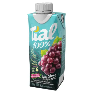 Suco Tial Nectar Misto Uva e Pera 330ml