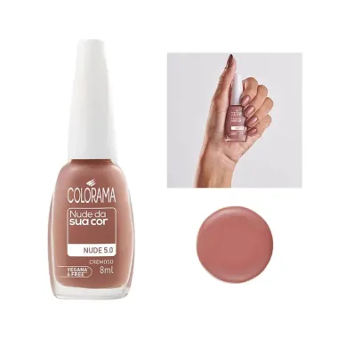 Esmalte Colorama Nude Da Sua Cor 5.0 com 8ml
