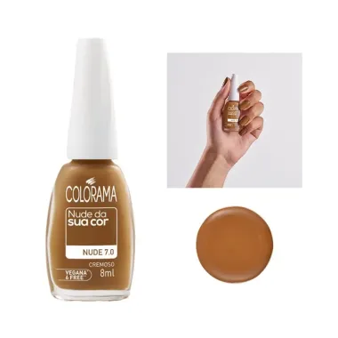 Esmalte Colorama Nude Da Sua Cor 7.0 com 8ml