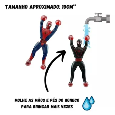 Brinquedo Toyng Boneco Escalador Marvel Spider Man +4