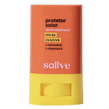 Protetor Solar Muito Resistente Sallve Bastão FPS 60 15g