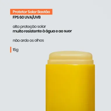 Protetor Solar Muito Resistente Sallve Bastão FPS 60 15g