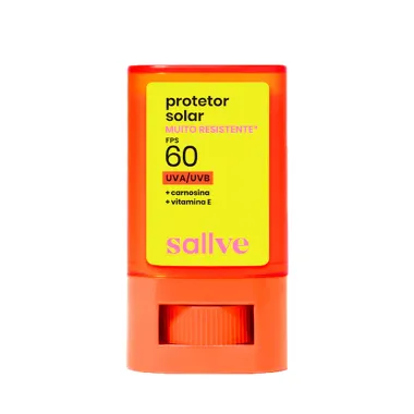 Protetor Solar Muito Resistente Sallve Bastão FPS 60 15g